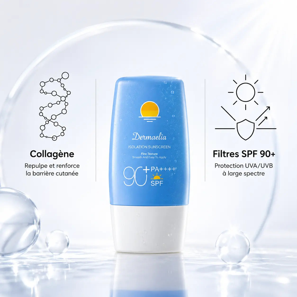 Écran Solaire SPF 90+ au Collagène