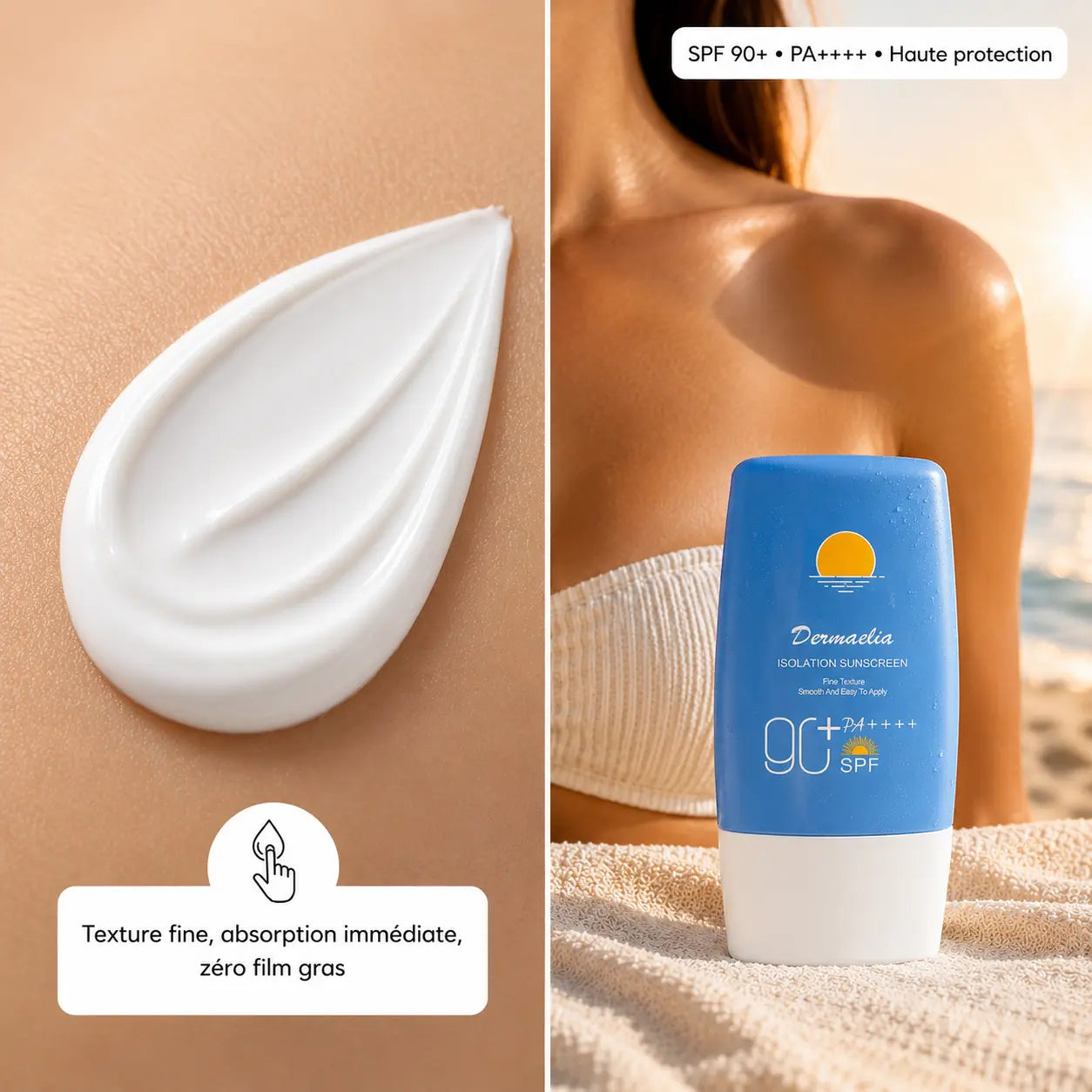 Écran Solaire SPF 90+ au Collagène