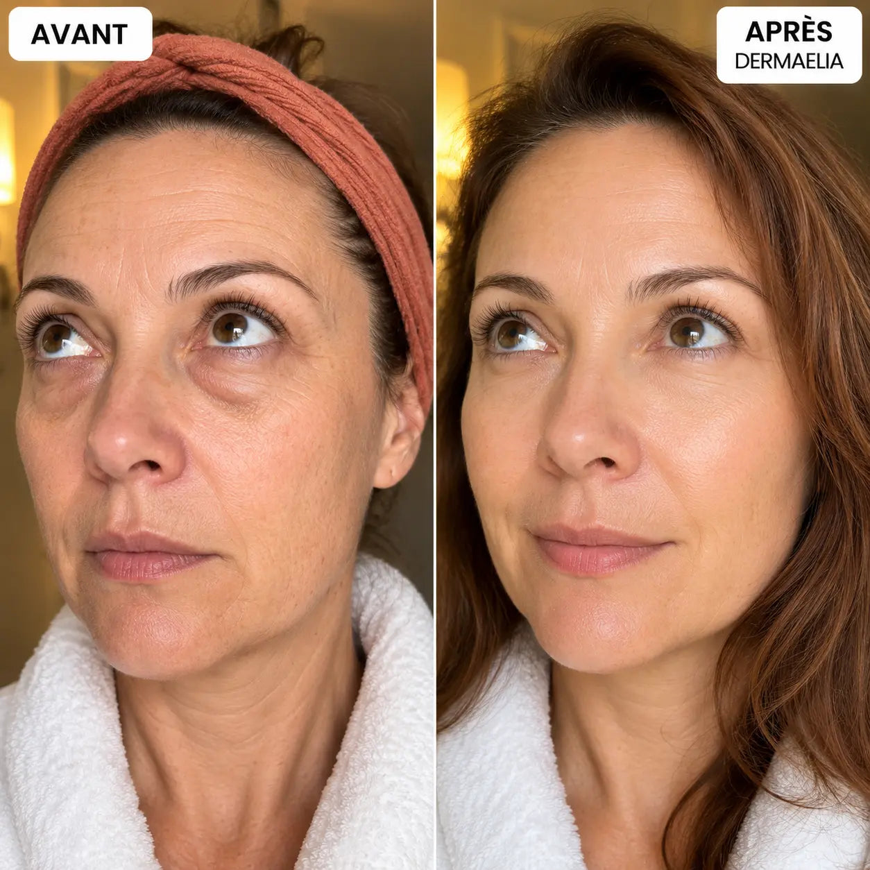 Patchs Yeux Liftants au Collagène & Peptides de Caféine.